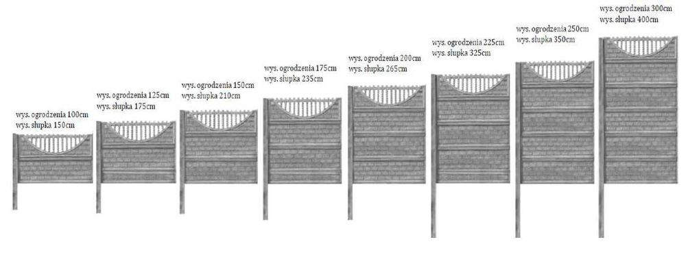 Ogrodzenia betonowe, dostawa, montaż Pszczółki