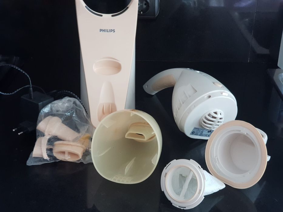 Aspiradores de bancada novos: Hoover jive e Philips série Cucina.