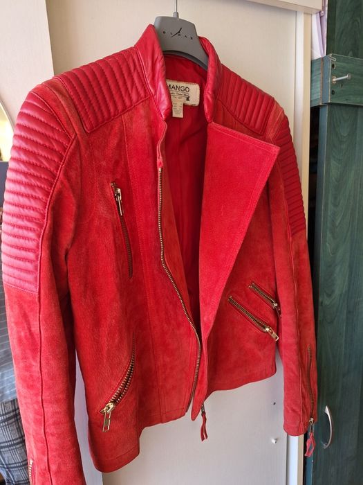 Kurtka skórzana mango rozm s