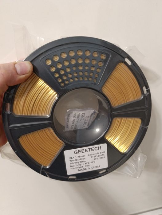 Geetech PLA  Silk gold plastik do druku 3d drukarek