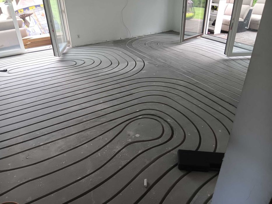 Frezowanie pod ogrzewanie podłogowe