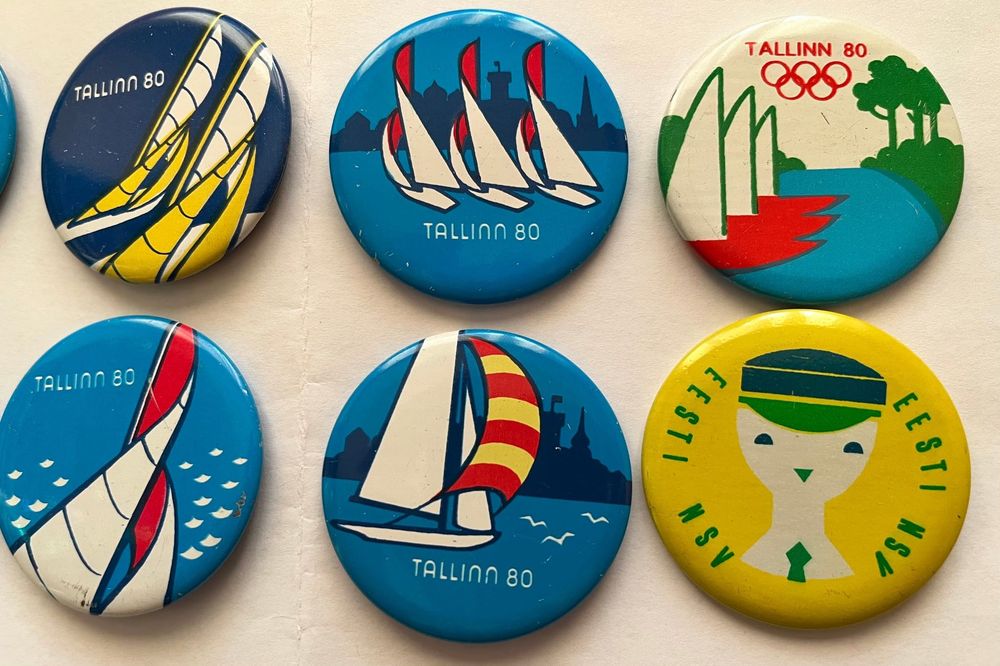Набір значків вітрильна регата Tallinn 80 (Олімпіада-1980): 550