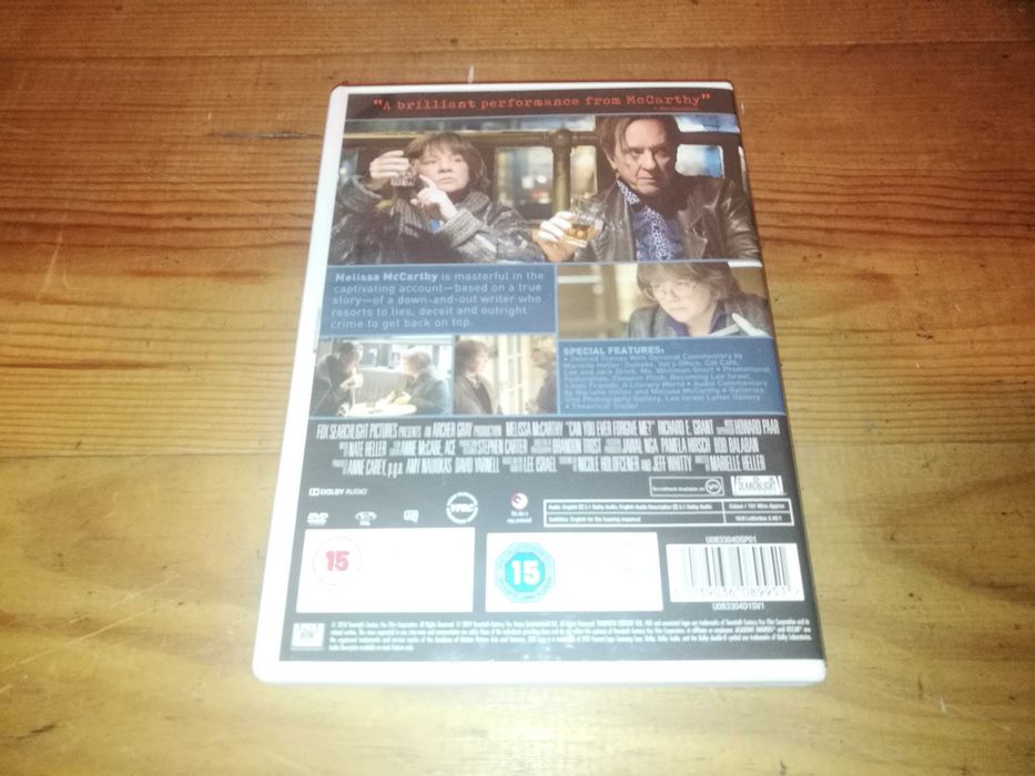 CAN YOU EVER FORGIVE ME? DVD (legendagem em Inglês)