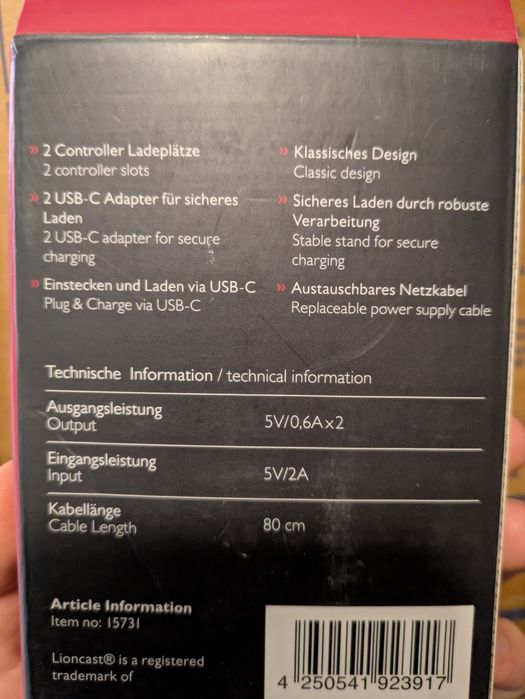 Stacja dokująca do ładowania padów Playstation DualShock z PS5