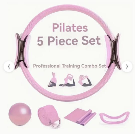 Conjunto de equipamentos para Pilates e Yoga