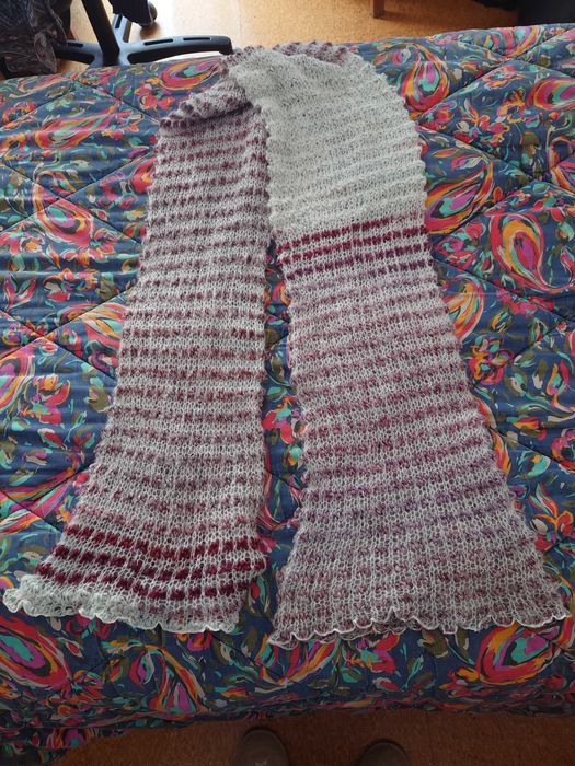 Cachecol de lã fofinha (novo)