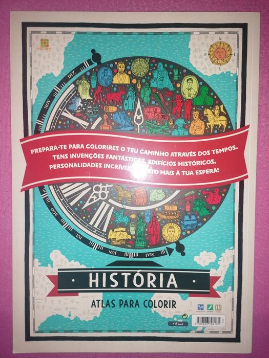 Atlas para colorir novo +8anos