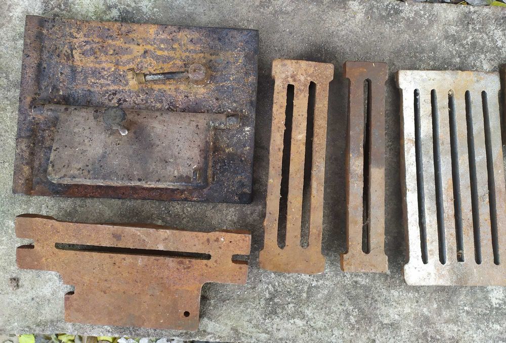 Колосники, дверцы для котла, кольца