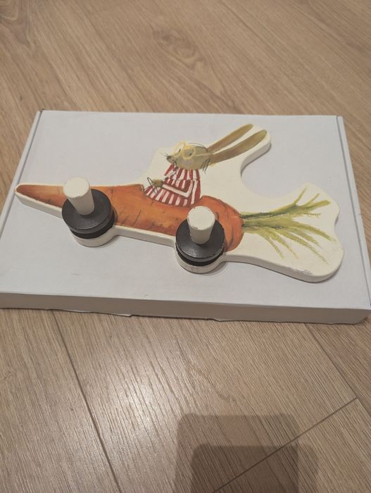 Krzesło krzesełko drewniane naturalne bielone babyDan DanChair