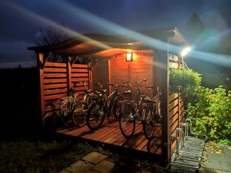 Drewutnia ogrodowa 3,14 x 2m, wiata na drewno opałowe, wiata na rowery