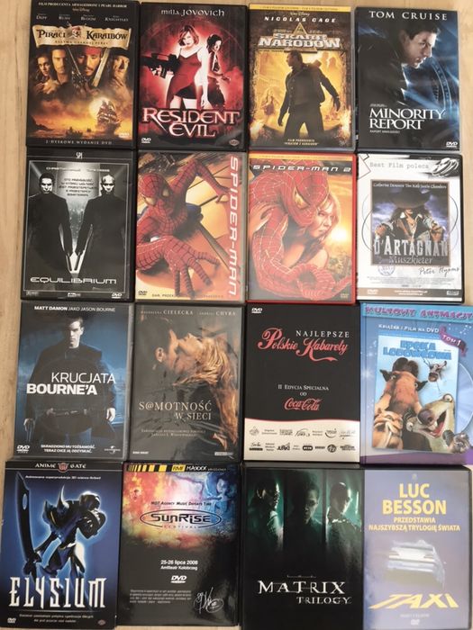 Kolekcja filmów DVD