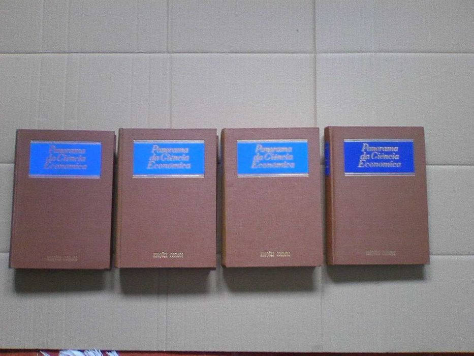Panorama da Ciência Economica - 4 volumes
