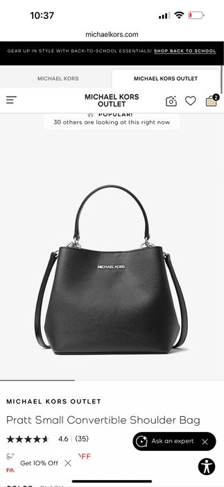 Сумка Michael Kors pratt small