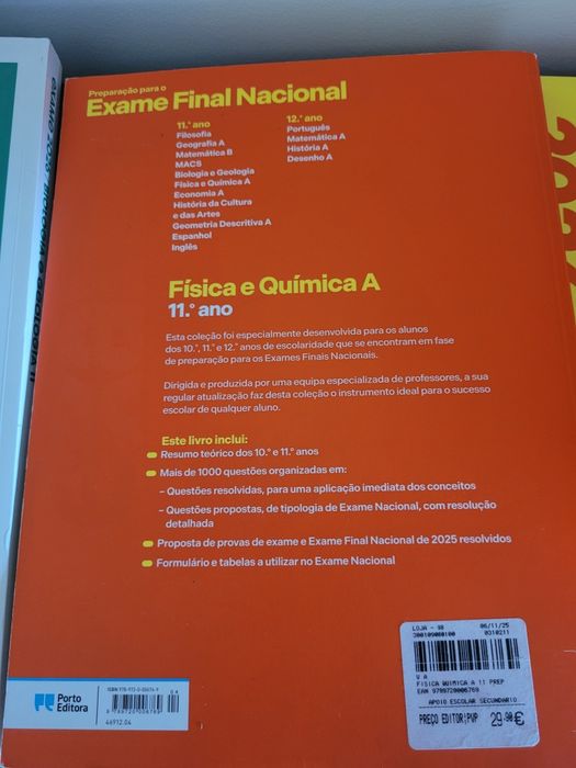 Livros Preparação Exames Nacionais