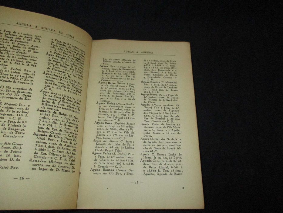 Livro Dicionário Corográfico de Portugal M Sampaio