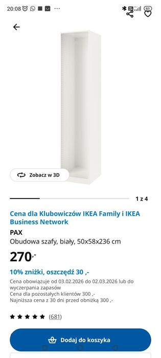 Duża szafa Ikea pax