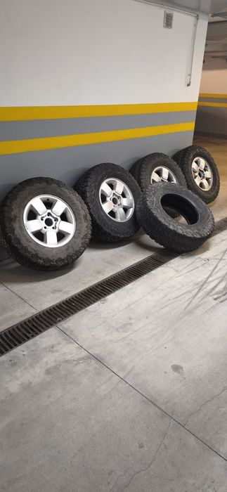 5 BF Goodrich KO2 285/70R17 + Jantes Originais 17" | Jeep Wrangler WJ WK TT