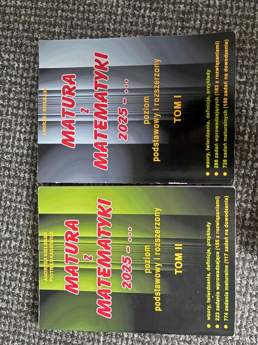 Matura z matematyki 2025 - tom 1 i 2