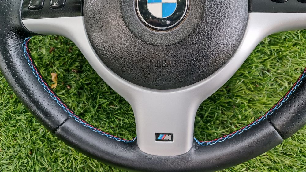 Volante bmw e46 pack m personalizado completamente novo