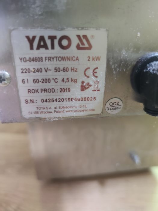 Profesionalna Frytkownica Yato