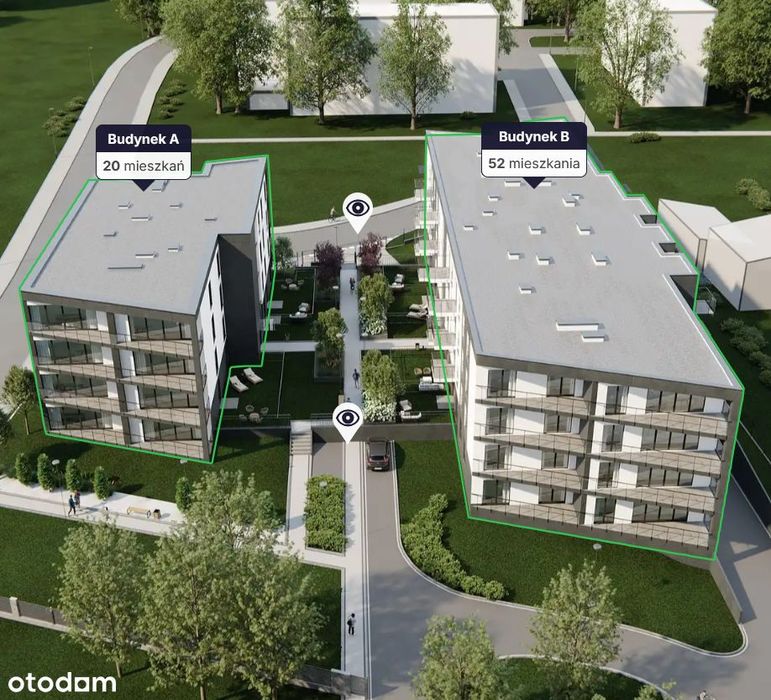 B42 - 2 pokoje + balkon