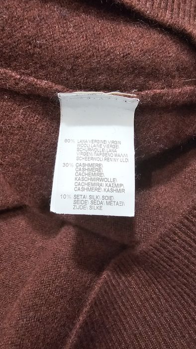 Brunello Cucinelli  базовый свитер  шерсть, кашемир, шелк л/м