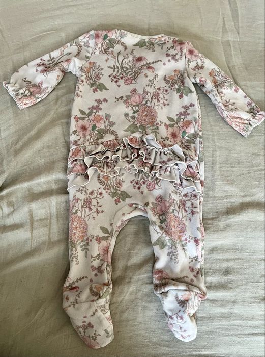 Paczka paka ubranek dla dziewczynki niemowlę 68 duża h&m NEXT Baby Zar