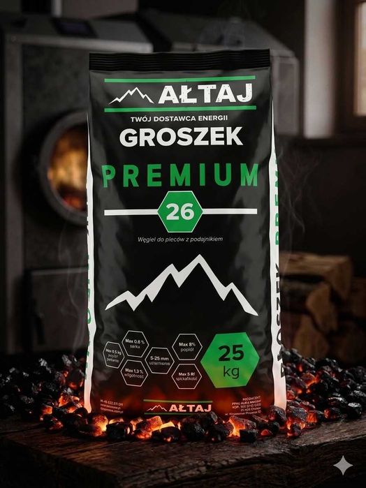 Węgiel Groszek PREMIUM 26 AŁTAJ