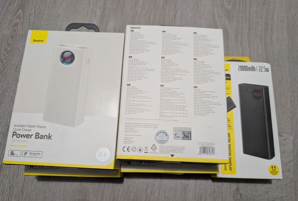 Повербанк Baseus 65W, 30000mAh