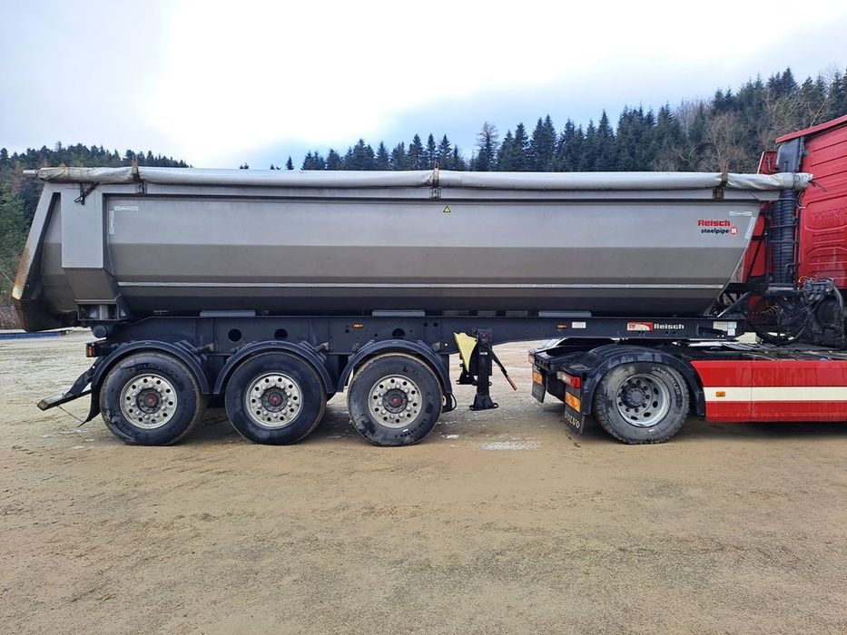 Reisch REISCH WYWROTKA / 24 m3 / STALOWA RYNNA / PIERWSZY WŁAŚCICIEL / OŚ PODNOSZONA SAF / OPONY BARDZO DOBRY STAN  REISCH WYWROTKA / 24 m3 / STALOWA RYNNA / Pierwszy właściciel