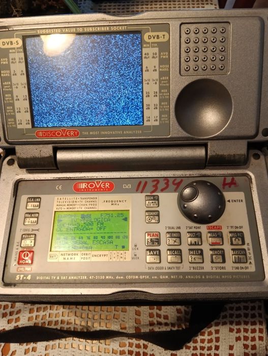 Medidor satélite e cabo