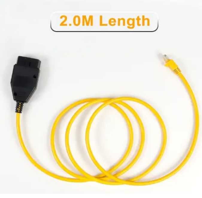 Діагностичний кабель E-SYS ENET Ethernet-OBD для BMW F/G/I, Mini та VAG MQB EVO/MEB/MLB + софт