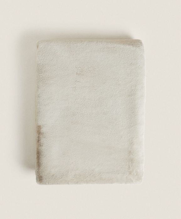 Manta Efeito Pelo Zara Home NOVO
