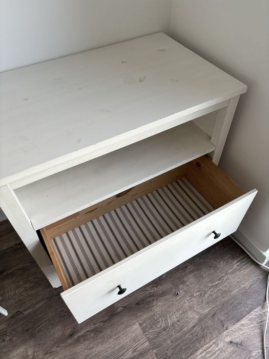 Komoda szafka pod TV Ikea HEMNES biała