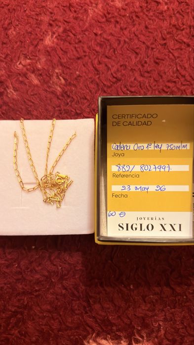 Vendo meu fio ouro de 18K  novo