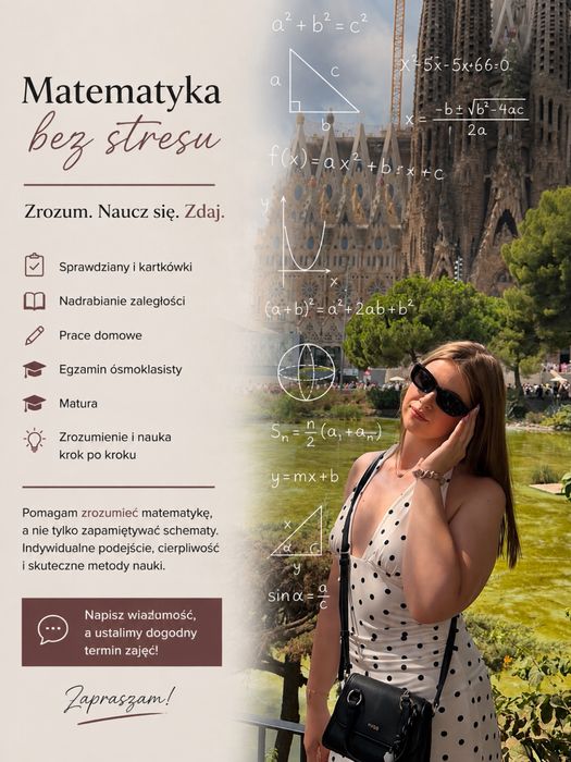 Koreoetycje z matematyki |  bez stresu – zrozum, zamiast zapamiętywać!