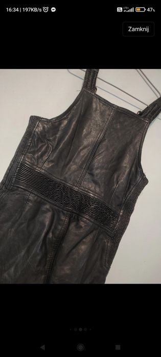 Kombinezon motocyklowy skórzany Cockpit