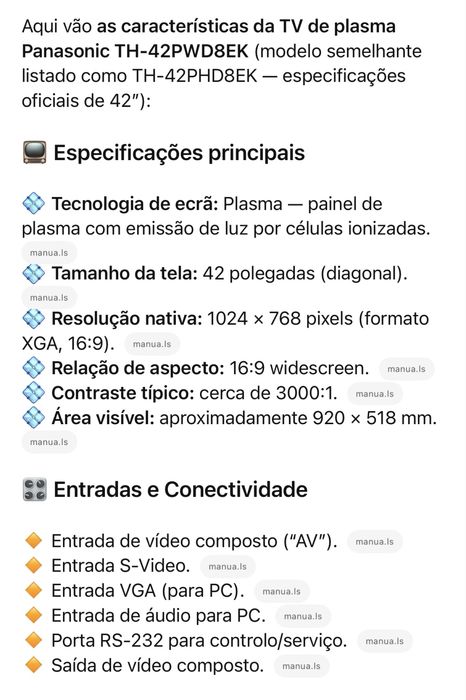 Plasma Panasonic