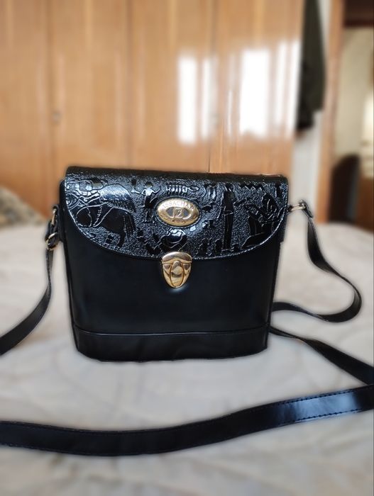 Сумка кросс боди ISSACHAR кожаная сумка