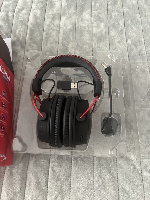 Ігрові безпровідні навушники HyperX Cloud Alpha Wireless (4P5D4AA) Black/Red