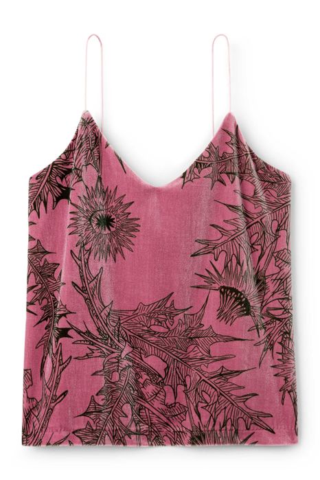 top em veludo rosa Weekday - Novo