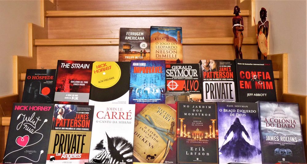 31 livros praticamente novos em língua portuguesa (4/5 livros -20 euro