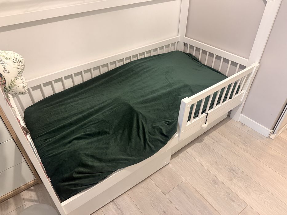 Łóżko domek Lano Meble z materacem 80 x 160