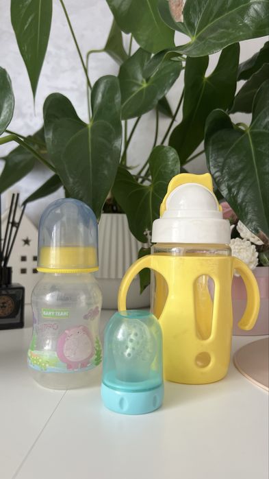 Набор силиконовой посуды детской посуд для малюка слюнявчик+подарки