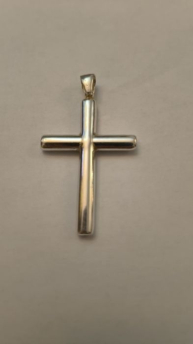 Pendente cruz em prata