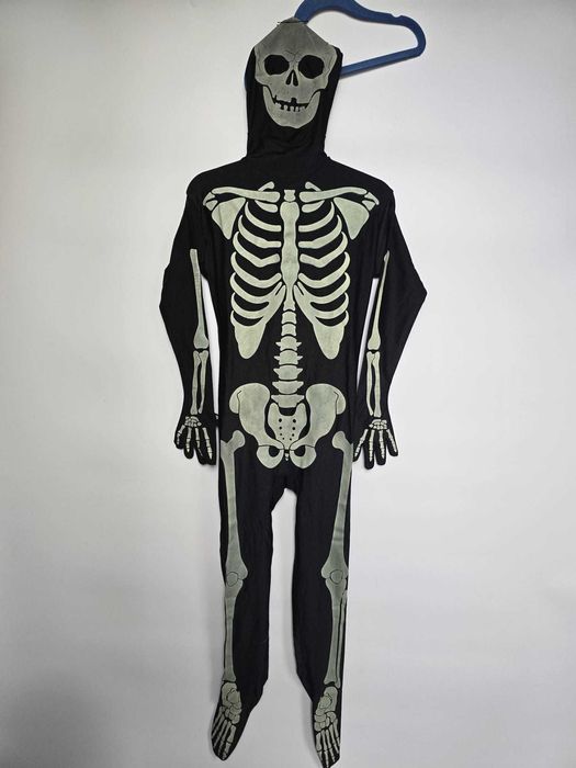 Szkieletor kościotrup przebranie kostium strój karnawał  134, 140 146