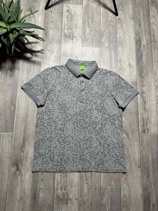 Поло Hugo Boss Paule 3 Slim Fit Grey Polo Shirt