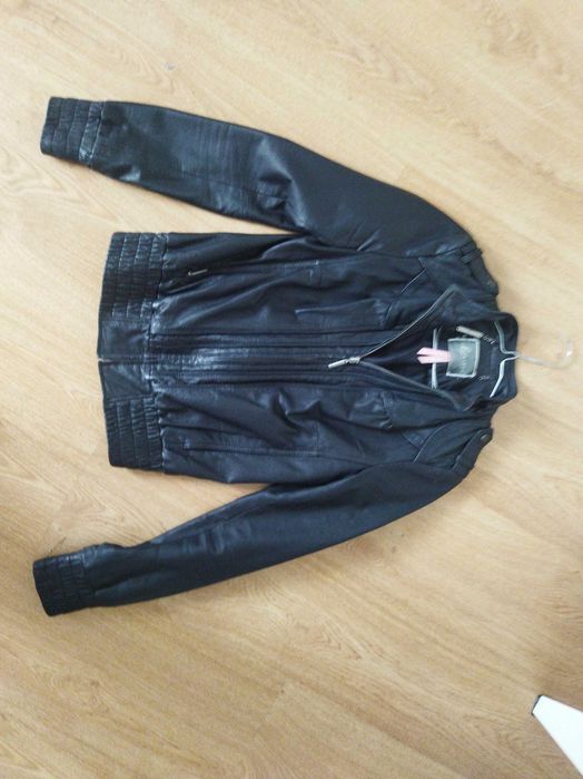 Kurtka, ramoneska skórzana Lipsy London  r. XS/S, k.  czarny