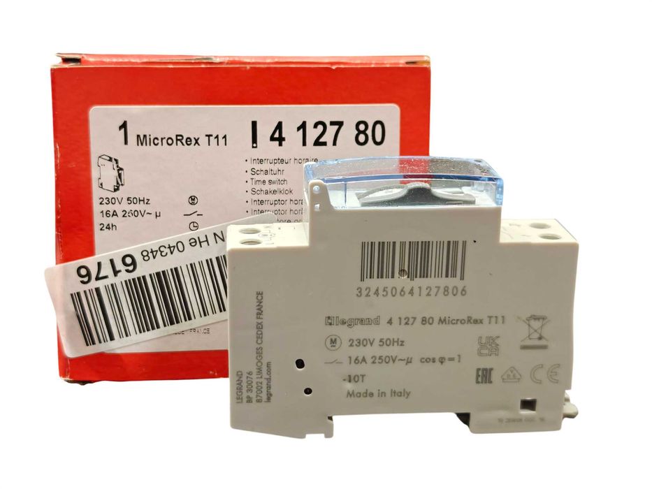 LEGRAND Programator czasowy MicroRex T11 analogowy z programem 24-godzinnym