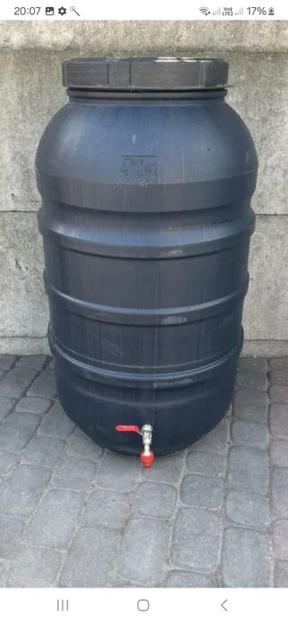 Duza beczka 220l po art. Spożywczych
